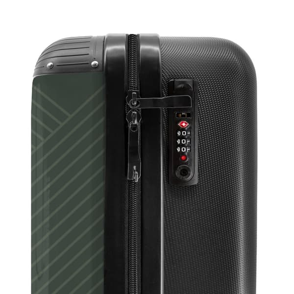 NoBoringSuitcase Resväska - 36L Kabinbagage Väska - Koffert med Hjul - 36L Kabin Flightcase Resvagn