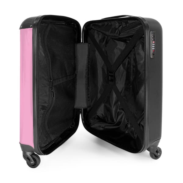 NoBoringSuitcase Resväska - 36L Kabinbagage Väska - Koffert med Hjul - 36L Kabin Flightcase Resvagn