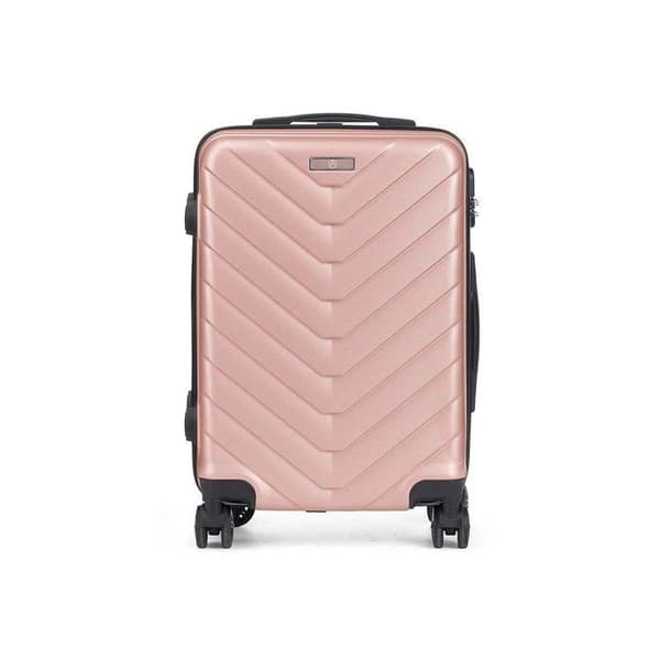 Kabinväska - BigBuy Home - Rosamodell - Hårdskal - Mått 38x57x23 cm - Inkluderar trolley