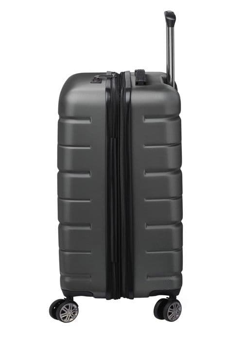 Medium styv resväska - DELSEY PARIS - AIR ARMOR - 68x44x32 cm - 77 liter - Svart