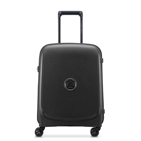 DELSEY PARIS - BELMONT PLUS - Hårda kabinväskan 55 cm x 40 cm x 20 cm - 33 L - S - Svart
