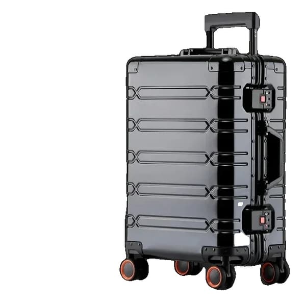 Rejsetaske, Metalbygning, Spinnerhjul,29", Sort
