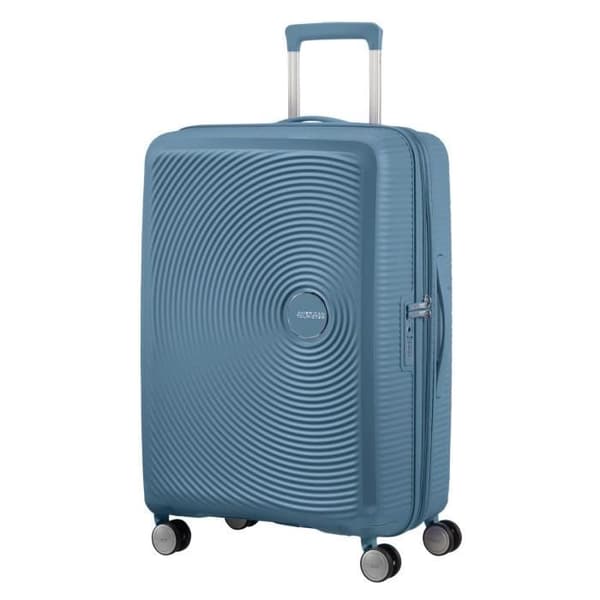 American Tourister Soundbox Spinner 67 / 24 TSA EXP Trolley Stone Blue [177732] - resväska eller bagage säljs separat