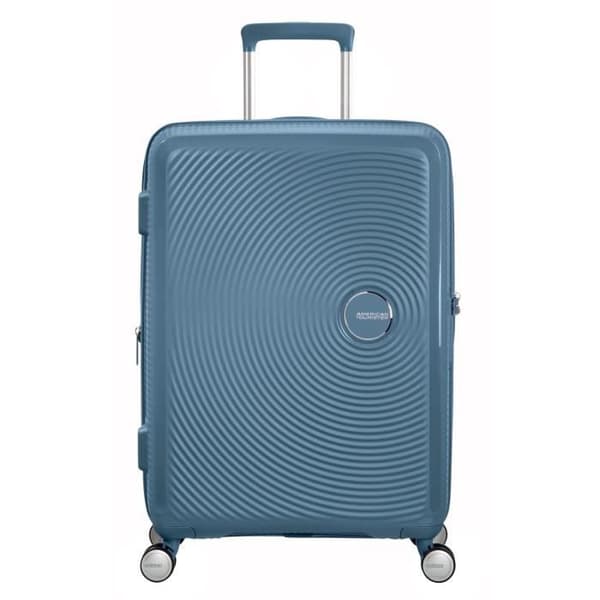 American Tourister Soundbox Spinner 67 / 24 TSA EXP Trolley Stone Blue [177732] - resväska eller bagage säljs separat
