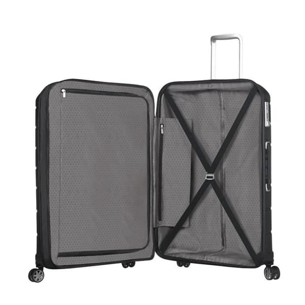 Hård resväska - Samsonite - Flux 75 cm - Utvidbar - 4 hjul - TSA-lås
