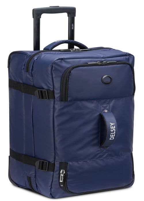 DELSEY PARIS Mörkblå resväska för dam och herr - Raspail 2R Trolley Travelbag 64 Blau 182058