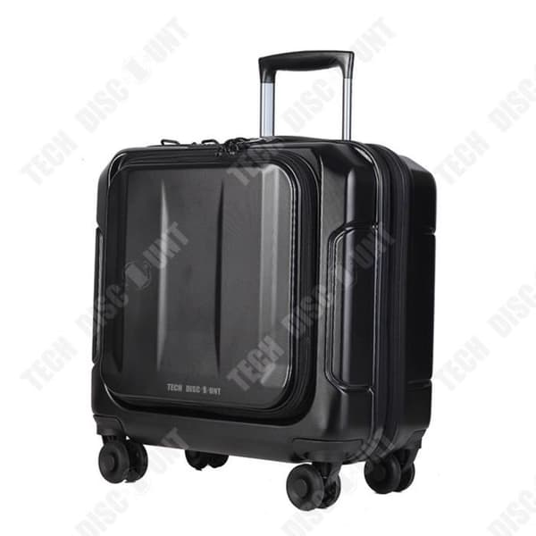 TD® 18 tums Business Boarding Trolley Resväska Front Öppen Dator Uppladdningsbar kortdistans resväska