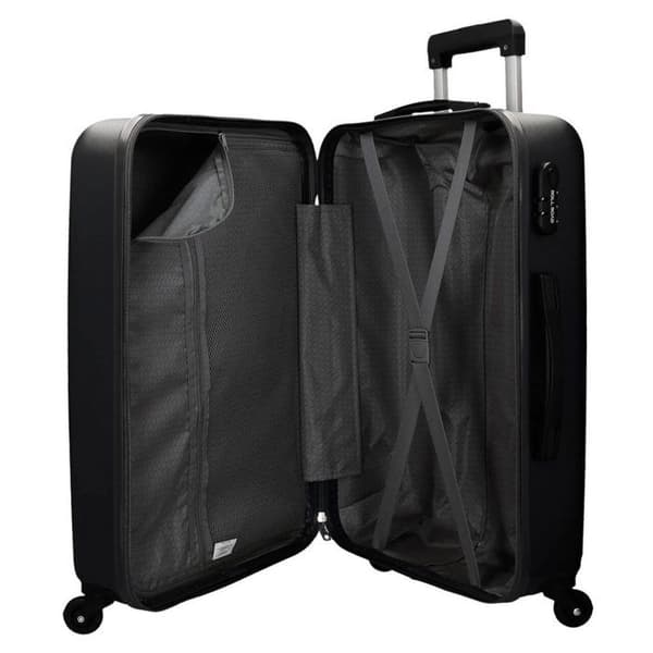 Medelväska M Roll Road FLEX Svart 65x46x23 cm