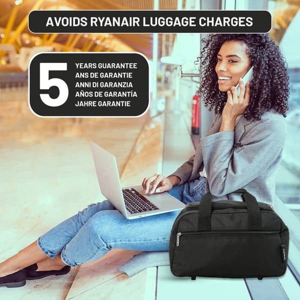 Aerolite Bagage Kabinväska, Svart