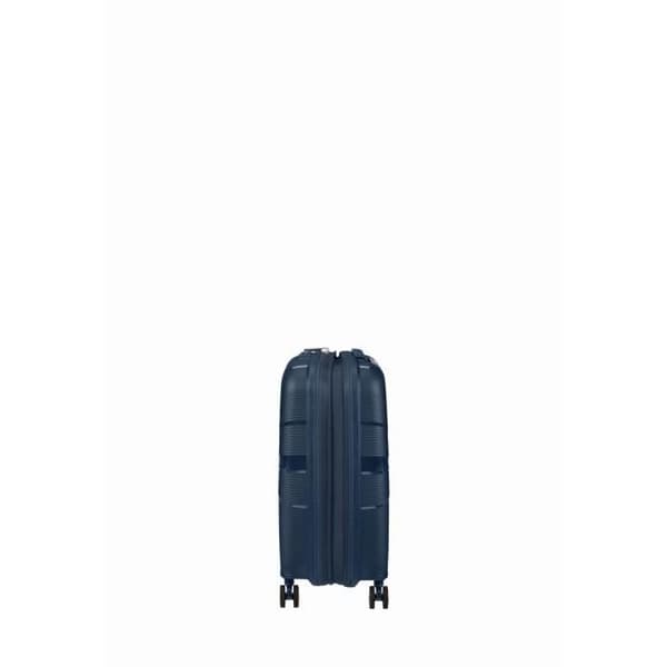Hård resväska - AMERICAN TOURISTER - Starvibe - 55cm - Blå - Polyester - 4 hjul