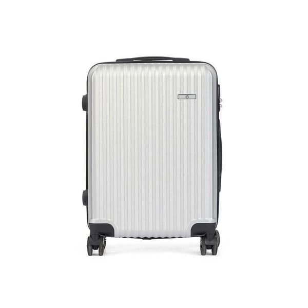 Kabinväska - BigBuy Home - Randig - Ljusgrå - Hårdskal - 38x57x23 cm