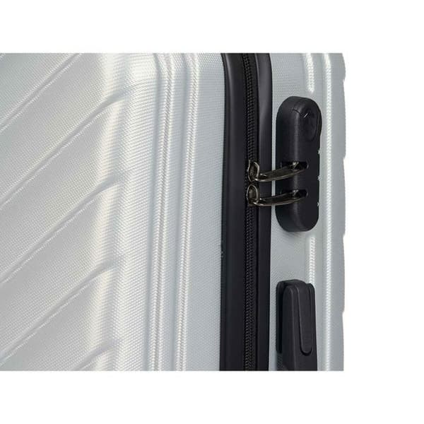 Kabinväska - BigBuy Home - Ljusgrå - Hårdskal - 38x57x23 cm - Inkluderar trolley