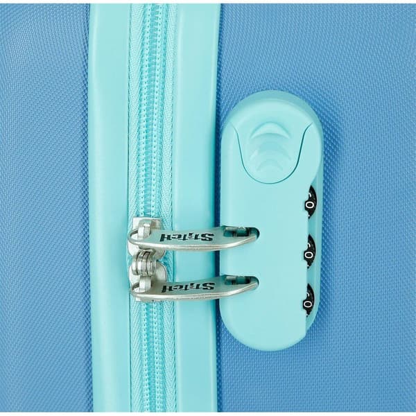 Disney Stitch Blue ABS trolley suitcase 55cm