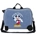 Miniatyrbillede 1 af 7: Disney Mickey Dreamer Denim ABS suitcase 50cm