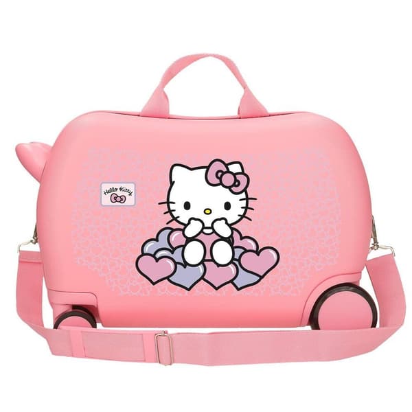 Hello Kitty Hearts &#38; Dots ABS suitcase 45cm