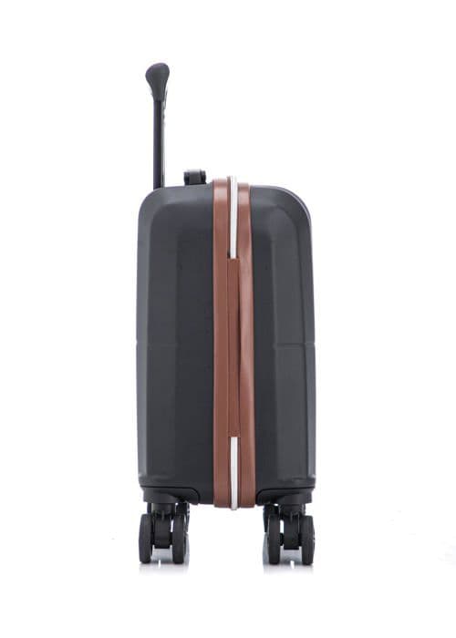 CELIMS FRANCE - Kabinväska 45x36x20 cm EasyJet | Modell 2025 Frihet | Kabinbagage 45cm | Lås | Svart Onyx