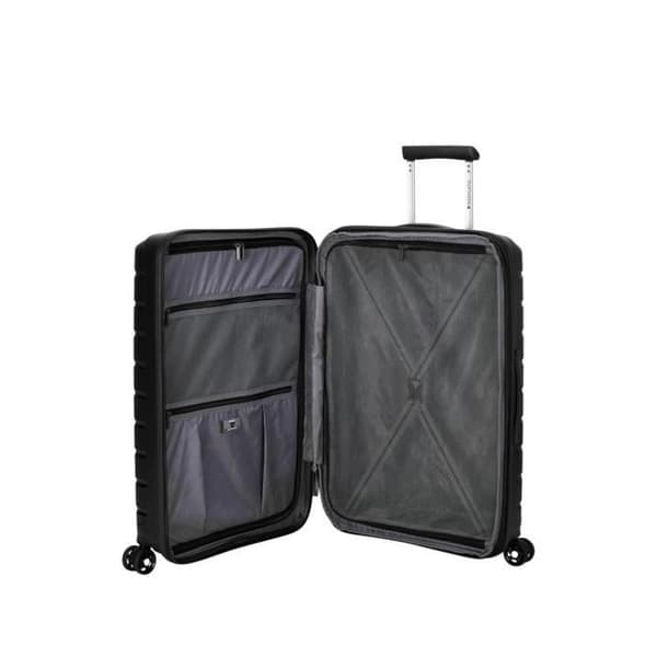 Styv resväska - RONCATO - Butterfly vagn medium - Svart - 42*25/30*67 cm - 4 tysta hjul