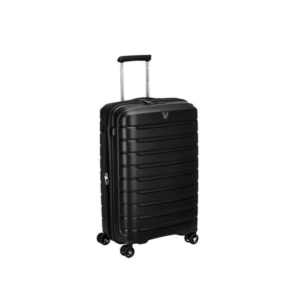 Styv resväska - RONCATO - Butterfly vagn medium - Svart - 42*25/30*67 cm - 4 tysta hjul
