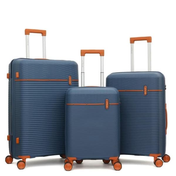 Set med 3 polypropenresor "Travel Light" - LYS Paris 2561/3 - Blå