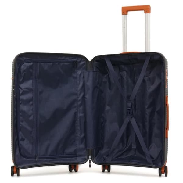 Set med 3 resväskor i polypropen "Travel Light" - LYS Paris 2561/3 - Mörkgrå