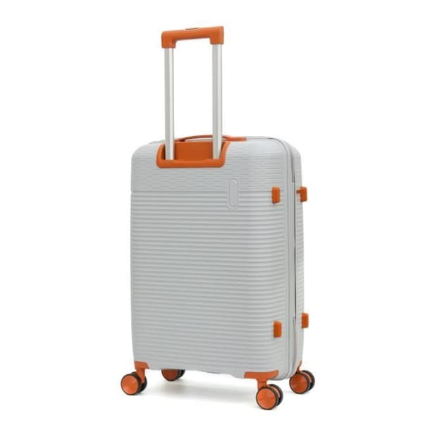 Set med 3 polypropenresväskor "Travel Light" - LYS Paris 2561/3 - Silver