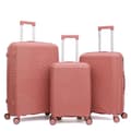 Miniatyrbild 1 av 4: Lot om 3 väskor Polypropylen "Travel Light" - LYS Paris 2551/3 - Rosa