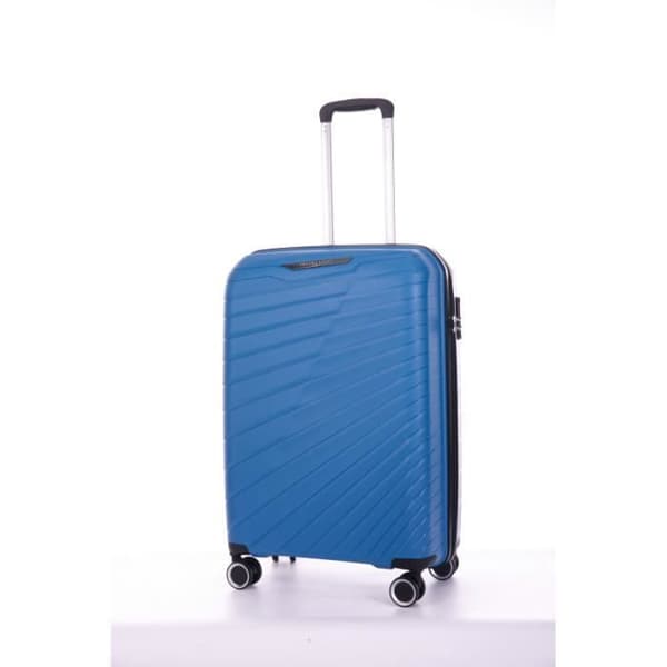 Set om 3 resväskor i polypropylen "Travel Light" - LYS Paris 2500/3 - Blå