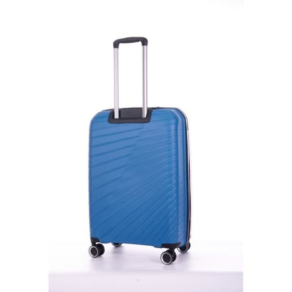 Set om 3 resväskor i polypropylen "Travel Light" - LYS Paris 2500/3 - Blå