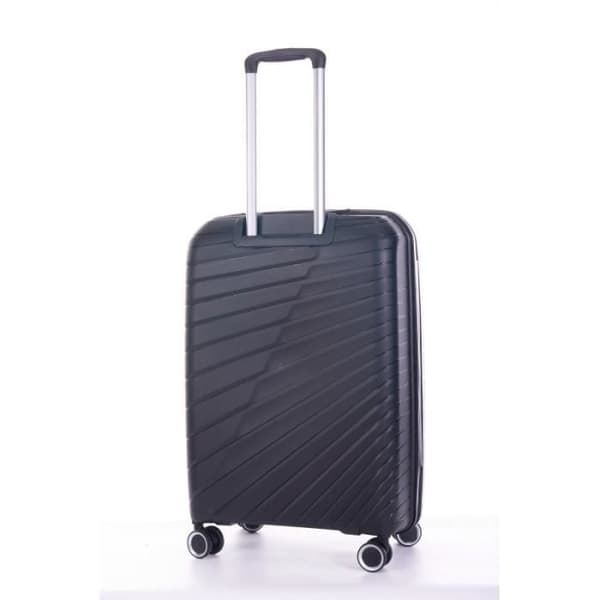 Set med 3 polypropen resväskor "Travel Light" - LYS Paris 2500/3 - Svart