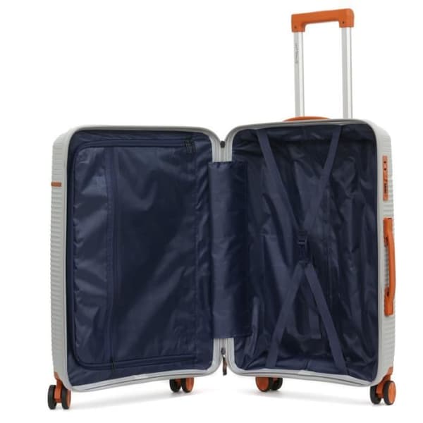 Valise cabine Polypropylène "Travel Light" - LYS Paris 2560 - Silver