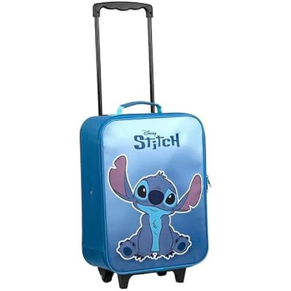 Undercover - Disney Stitch Barnvagn för Barn - Rymligt Huvudfack - Idealisk resekompanjon - Teleskophandtag