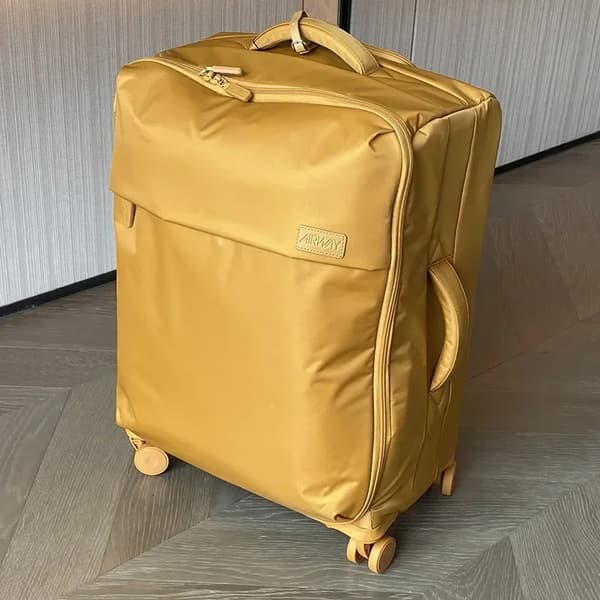 Oxford tyg resväska, lättviktsdesign, 20-tums storlek,20Inches 500mm, Gul
