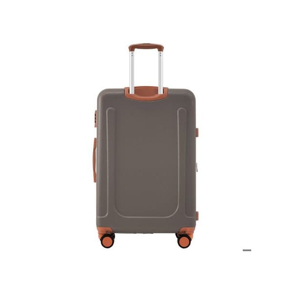 Hårt bagage, handbagage med 4 hjul, ABS-material, TSA-lås, 66*44*26.5, brun färg
