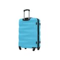 Miniatyrbild 2 av 6: Hårt bagage, handbagage med 4 hjul, ABS-material, TSA-lås, 79*50*30.5, ljusblå