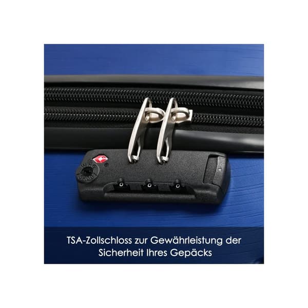 Hårt bagage, ABS-material, TSA-lås, 56.5*37.5*22.5, mörkblå