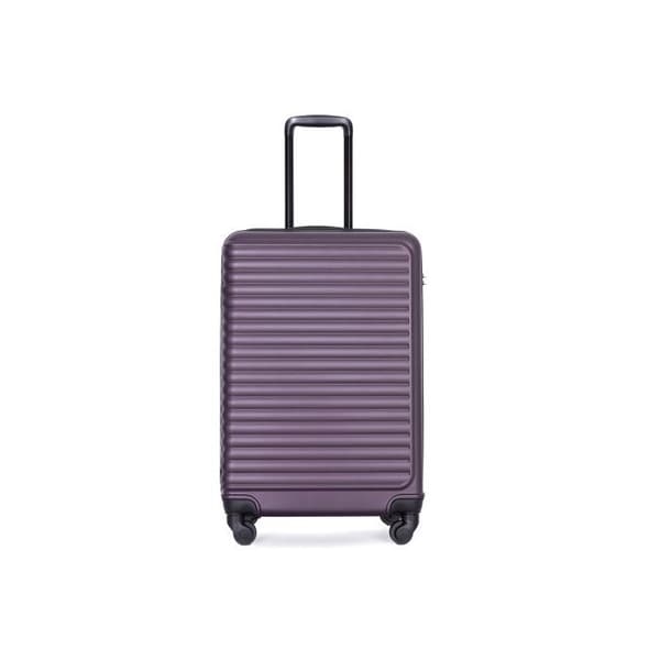 Hårt bagage, handbagage, 4 hjul, ABS-material, TSA-lås, 58.5*39.5*23, mörklila