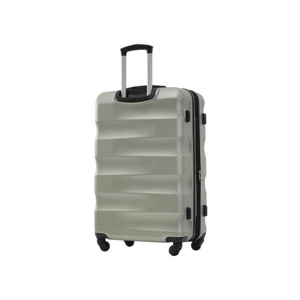 Hård resväska, handbagage med 4 hjul, ABS-material, 69*44.5*26.5, färg grön-guld