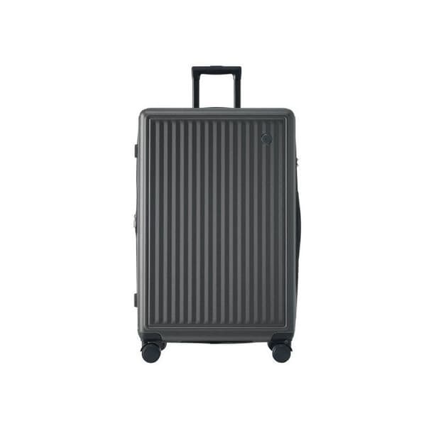 Hårda resväskor, handbagage med 4 hjul, ABS-material, TSA-lås, 43*27*66, grå