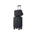 Miniatyrbild 3 av 6: Set av bagage, 4 hjul, S36*15.5*28, M36*23*56, ABS-material, TSA-lås, svart.