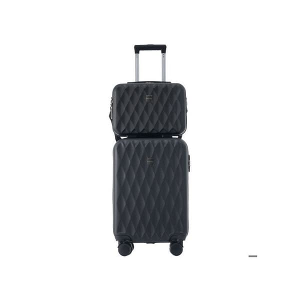 Set av bagage, 4 hjul, S36*15.5*28, M36*23*56, ABS-material, TSA-lås, svart.