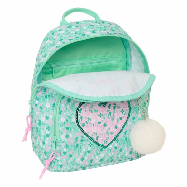Uformell ryggsekk Safta Cuore Mint 25 x 30 x 13 cm Mini