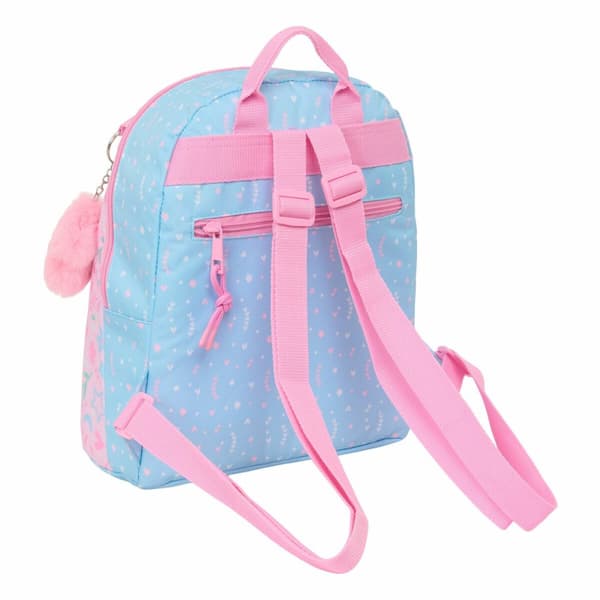 Ryggsekk BlackFit8 Smile Rosa Lyse Blå 25 x 30 x 13 cm Mini