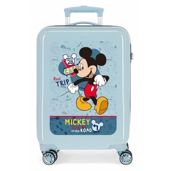 Barnvagn - Disney - Kabinväska Mickey "Road Trip" - 55 x 38 x 20 cm - Ljusblå