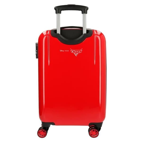 Cars Cabin Trolley Resväska - DISNEY - ABS - 4 hjul - Flerfärgad - Vit - TSA hänglås - 55 cm
