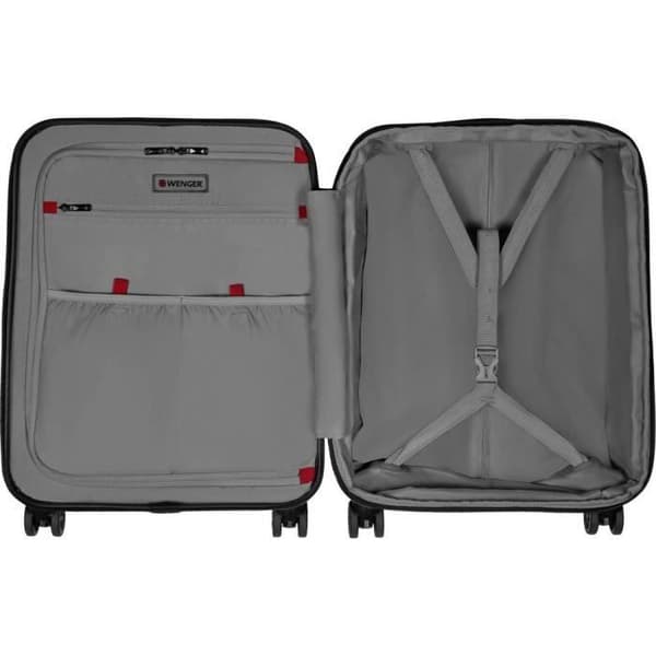 Trolley - WENGER - Syntry - 35,8 cm - Svart/grå - 4 svängbara hjul