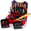 Miniatyrbild 1 av 2: Verktygsväska - Knipex - L-Boxx 00 21 19 LB E VDE - 65 delar - Röd - Mått 311x442x107 mm