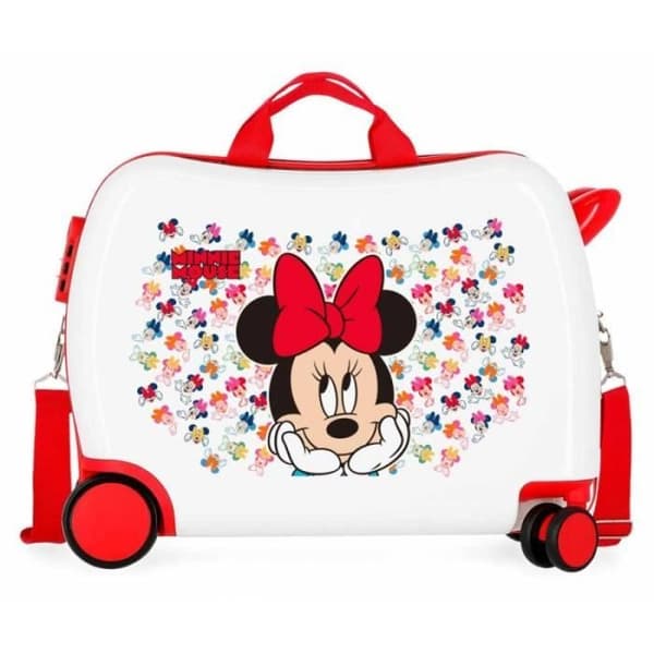 Valväska barn - Disney - Trotteväska Minnie "Diva" - 50 x 39 x 20 cm - Vit