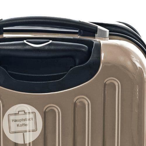 Resväska - Hauptstadtkoffer - Alex - 63 cm - Champagne guld - 4 360° hjul