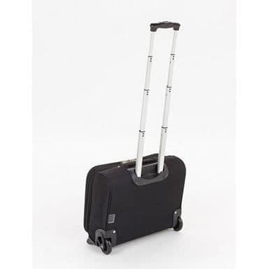 CLEMENTINA FROG Traveler Computer Trolley - Horisontell - 4 hjul - EVA 600 D - Vadderad ficka - 22 L - 3 kg - Svart