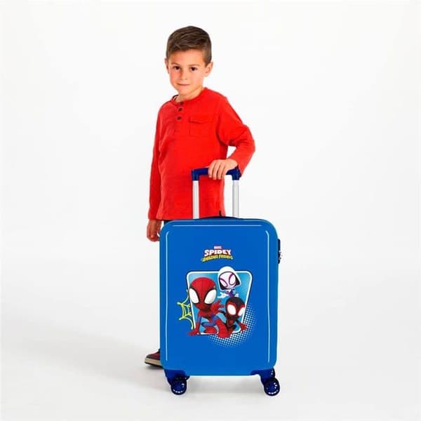 Resväska eller bagage säljs ensam Marvel - 4691721 - Spidey Team Up, Blue, Suitcase
